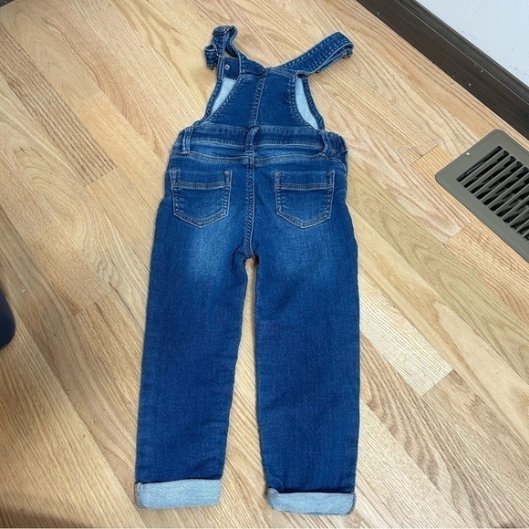 4T Bib Overalls Dress Alls Denim Jean Old Navy Wonder Nation Girls Toddler Kids - Picture 7 of 7